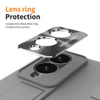Armor Hinge Protective Phone Case Built-In Tempered Glass, Hidden Kickstand & Wrist Strap For Galaxy Z Fold8 Wide Ultra