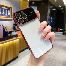 Load image into Gallery viewer, Lens Protector Transparent Electroplating Case For iPhone - {{ shop_name}} varyfun
