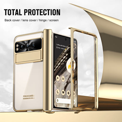 Google Pixel Fold Case Anti-drop All-inclusive Protection Double Pen Slot Hinge & Screen Protector - Mycasety Mycasety