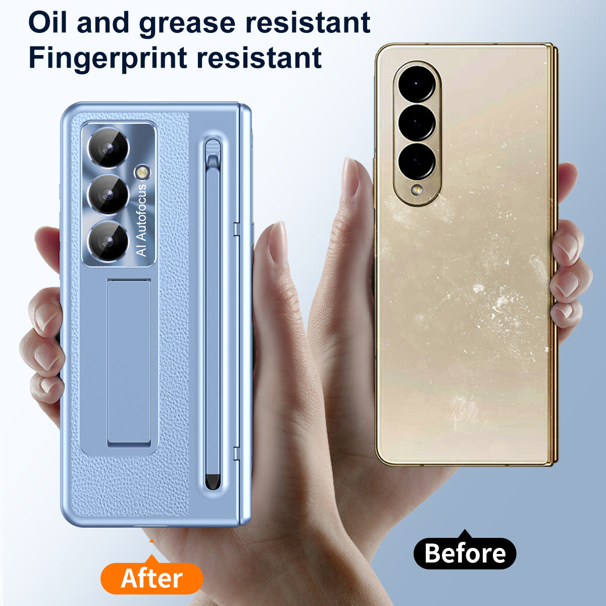 Leather Golden Electroplated Phone Case With Back Screen Glass and Stylus For Galaxy Z Fold8 Wide Ultra