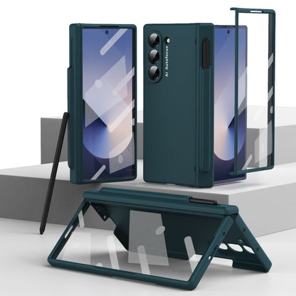 Shockproof Phone Case With Glass Front Film & Stylus For Galaxy Z Fold 6/7