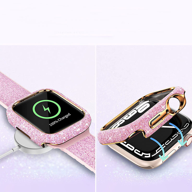 Luxury Crystal Anti-fall Protective iWatch Case