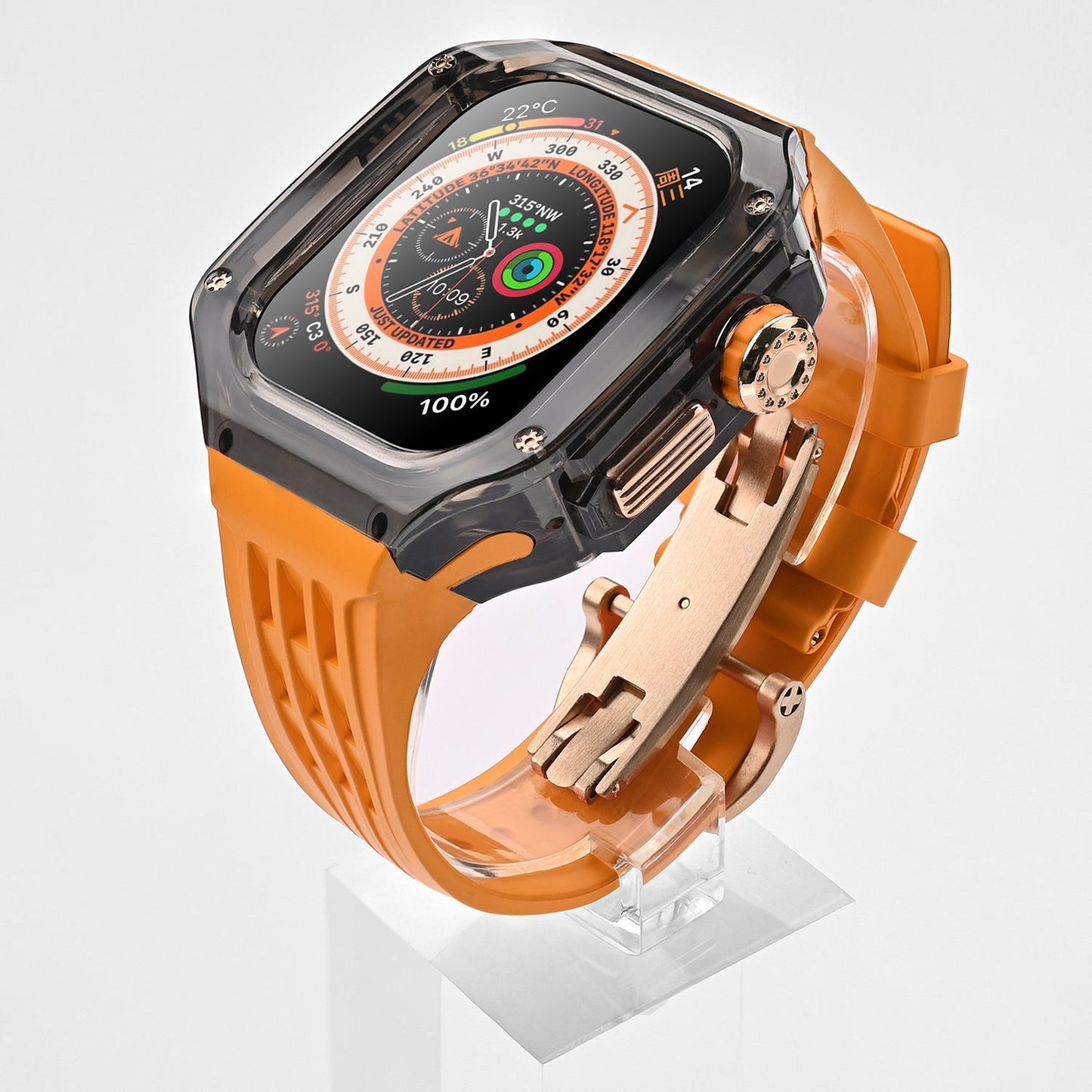 Luxury Case Strap For Apple Watch Series 44/45 mm - mycasety2023 Mycasety