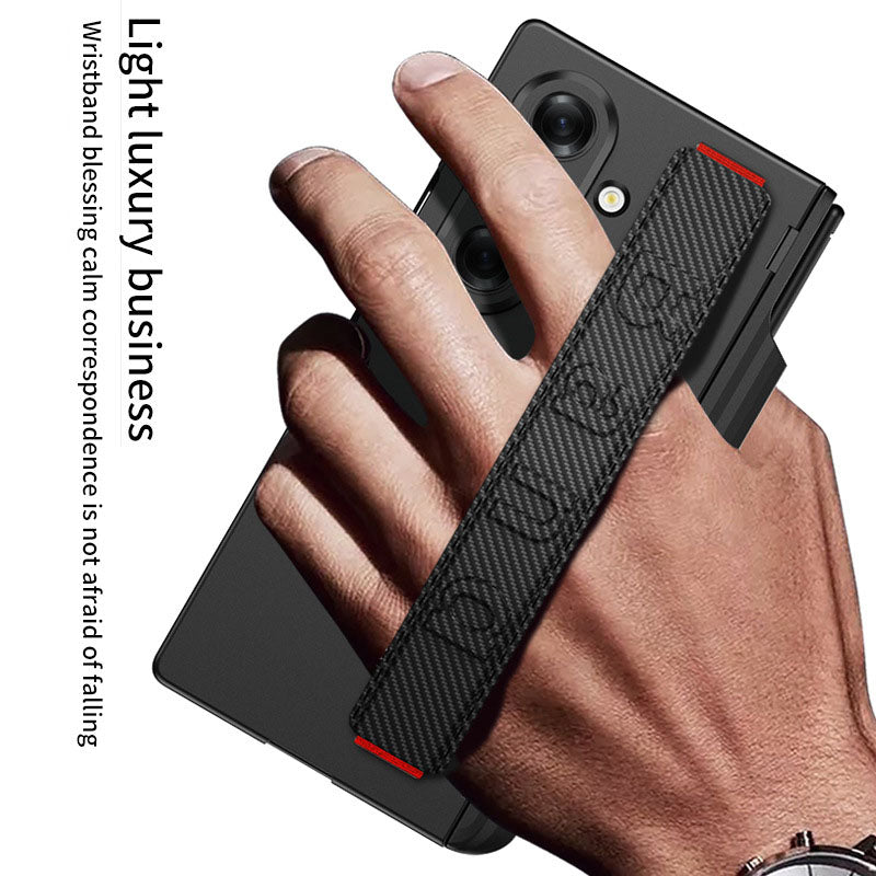Magnetic Hinge All-included Case With Pen Box & Wristband For Galaxy Z Fold 7/6/5