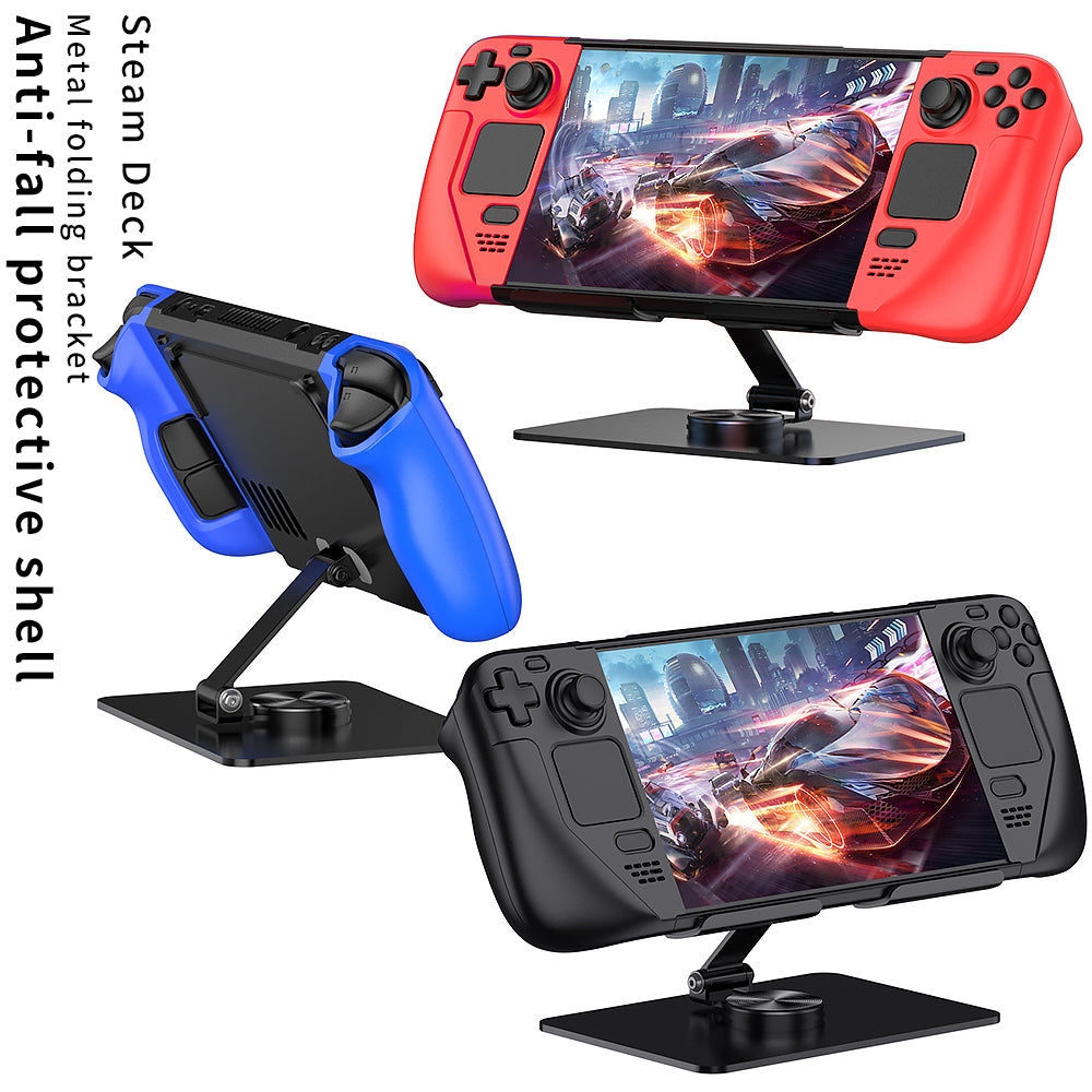 Steam Deck | Anti-fall Protective Cover With Carbon Steel Folding Bracket - {{ shop_name}} varyfun