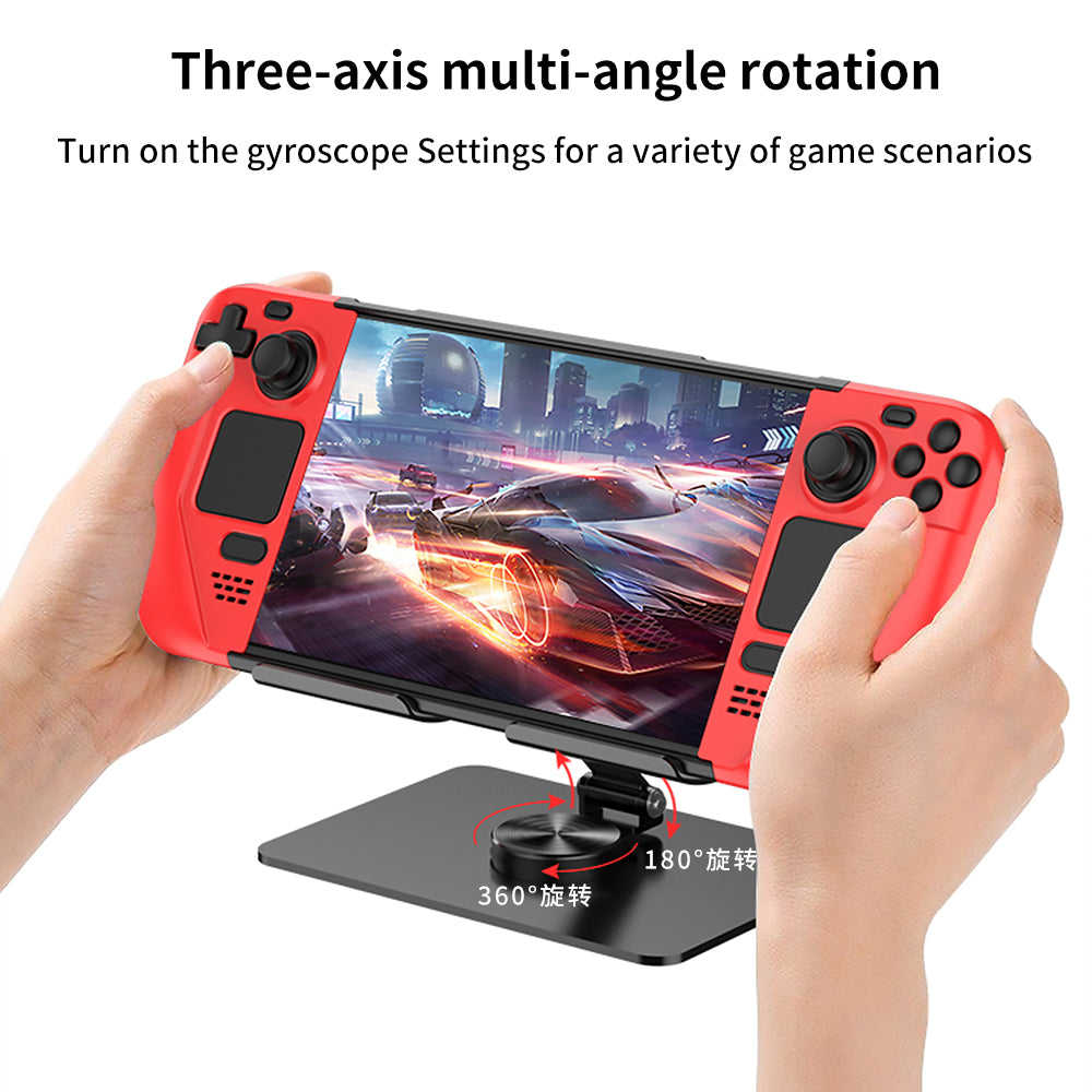 Steam Deck | Anti-fall Protective Cover With Carbon Steel Folding Bracket - {{ shop_name}} varyfun