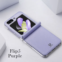 Load image into Gallery viewer, All Inclusive Premium Leather Phone Case For Samsung Galaxy Z Flip5 Flip4
