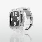 Luxury Metal Case Strap For Apple Watch Series 44/45 mm - mycasety2023 Mycasety