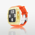 Luxury Metal Case Strap For Apple Watch Series 44/45 mm - mycasety2023 Mycasety