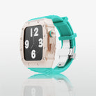 Luxury Metal Case Strap For Apple Watch Series 44/45 mm - mycasety2023 Mycasety