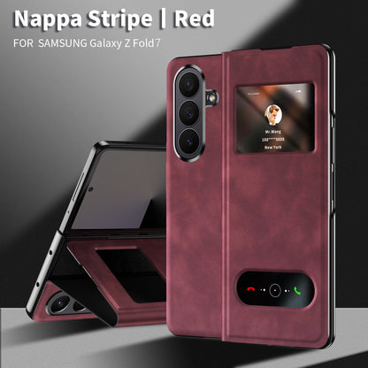 Leather Phone Cover For Galaxy Z Fold Series