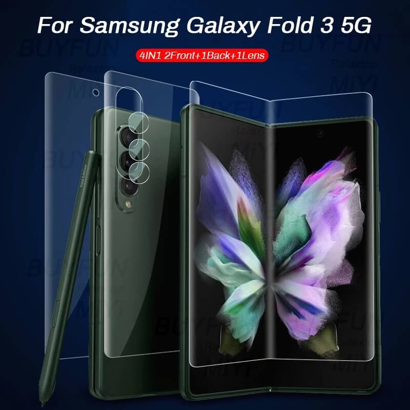 High-End Protective HD Hydrogel Film 4PCS - Samsung Galaxy Z Fold3 Fold4 5G - {{ shop_name}} varyfun