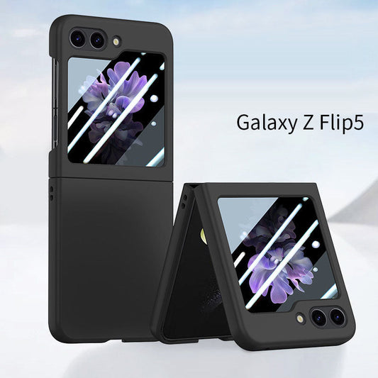 Samsung Galaxy Z Flip5 Case with Front Tempered Glass Film(Pre-sell) - mycasety2023 Mycasety