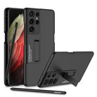 Ultra-thin Matte Magnetic Holder S Pen Slot Phone Case For S21 Ultra With Pen - {{ shop_name}} Dealggo.com
