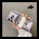New Creative Personality US Dollar Bill Silicone Phone Case For iPhone - {{ shop_name}} EasyOutdoor