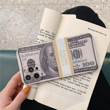 Load image into Gallery viewer, New Creative Personality US Dollar Bill Silicone Phone Case For iPhone - {{ shop_name}} EasyOutdoor
