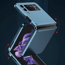 Load image into Gallery viewer, Samsung Galaxy Z Flip 3 Magnetic Brushed Metal Anti-fall Protective Cover - {{ shop_name}} varyfun
