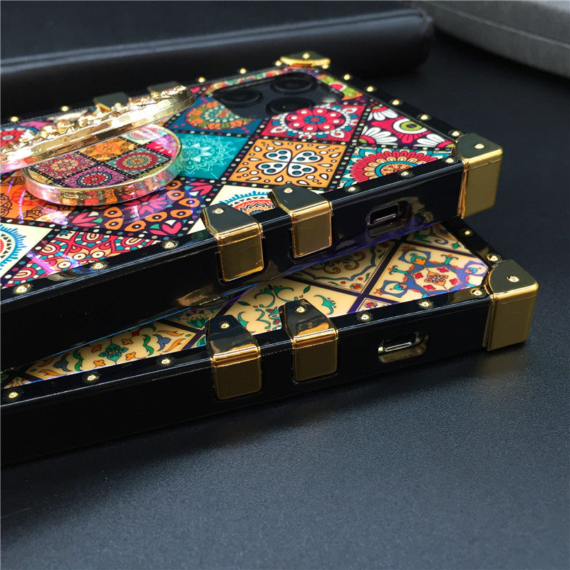 High Quality Bohemian Lanyard Ring Phone Case For iPhone Samsung - {{ shop_name}} varyfun