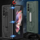2022 Magnetic Armor All-included Hinge Holder Case For Samsung Galaxy Z Fold 3 5G - {{ shop_name}} varyfun