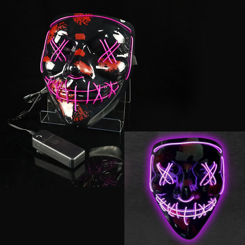 Halloween LED Clown Funny Mask - {{ shop_name}} varyfun