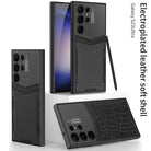 Electroplated Leather Phone Case For Samsung Galaxy S23 Ultra Plus - {{ shop_name}} varyfun