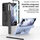 Armor All-included Magnetic Hinge Slide Pen Case Holder Phone Case With Back Screen Protector For Samsung Galaxy Z Fold3 Fold4 Fold5 - mycasety2023 Mycasety