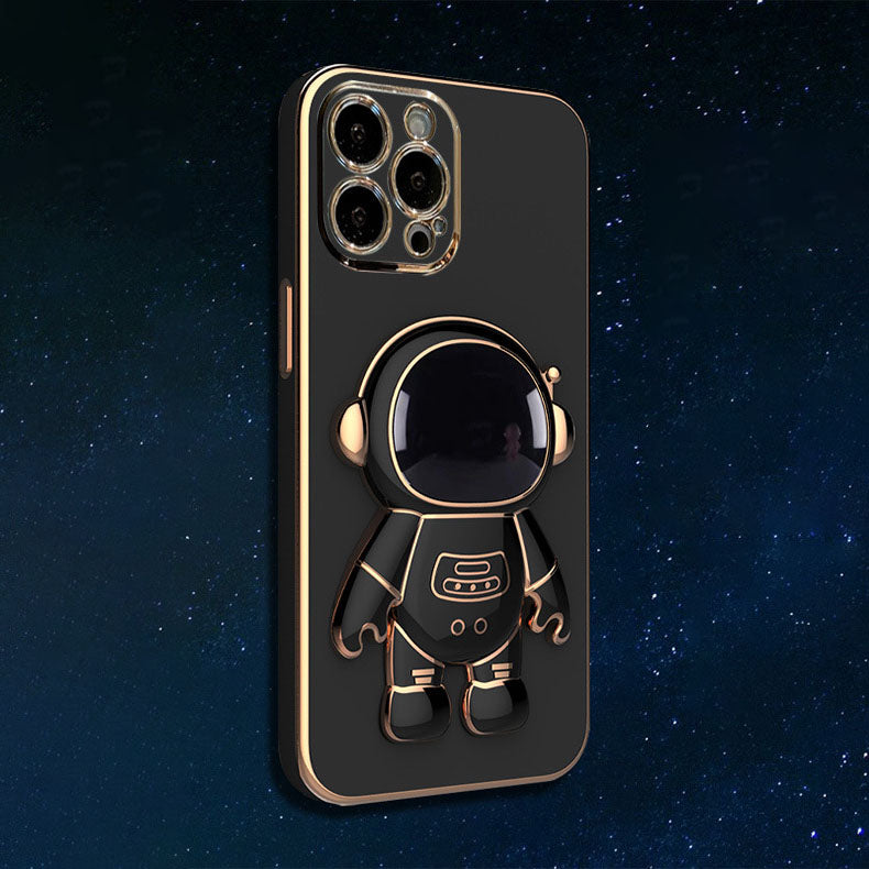 Creative Astronaut Bracket Camera All-inclusive Electroplating Process Phone Case For iPhone 14 13 12 Pro Max - {{ shop_name}} varyfun