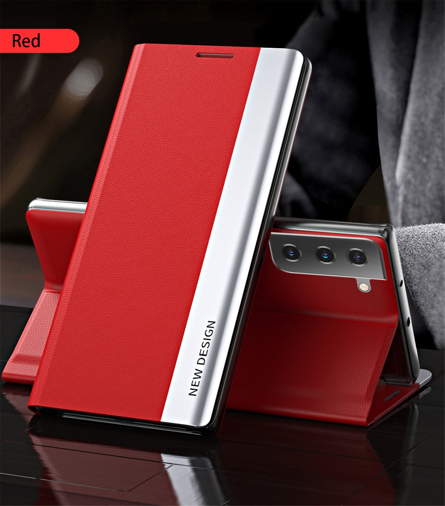 Samsung Galaxy Flip Case Luxury Magnetic Leather Kickstand Shockproof Cover - {{ shop_name}} varyfun