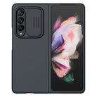 Luxury Camera Camshield Slide Silky Silicone Protective Cover For Samsung Galaxy Z Fold 3 5G - {{ shop_name}} varyfun