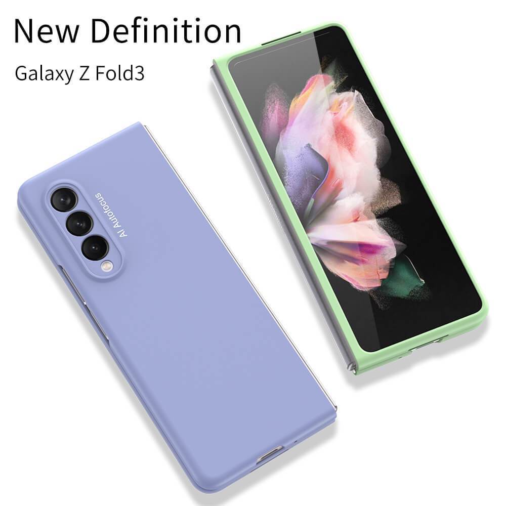 Ultra-thin Liquid Hard Shell Case for Samsung Galaxy Z Fold 3 5G - {{ shop_name}} varyfun