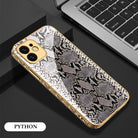 Luxury Baroque Style Carving Edge Protection Tempered Glass Case For iPhone 12 - {{ shop_name}} EasyOutdoor