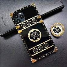 Load image into Gallery viewer, Baroque style luxury shiny ring phone case - {{ shop_name}} varyfun
