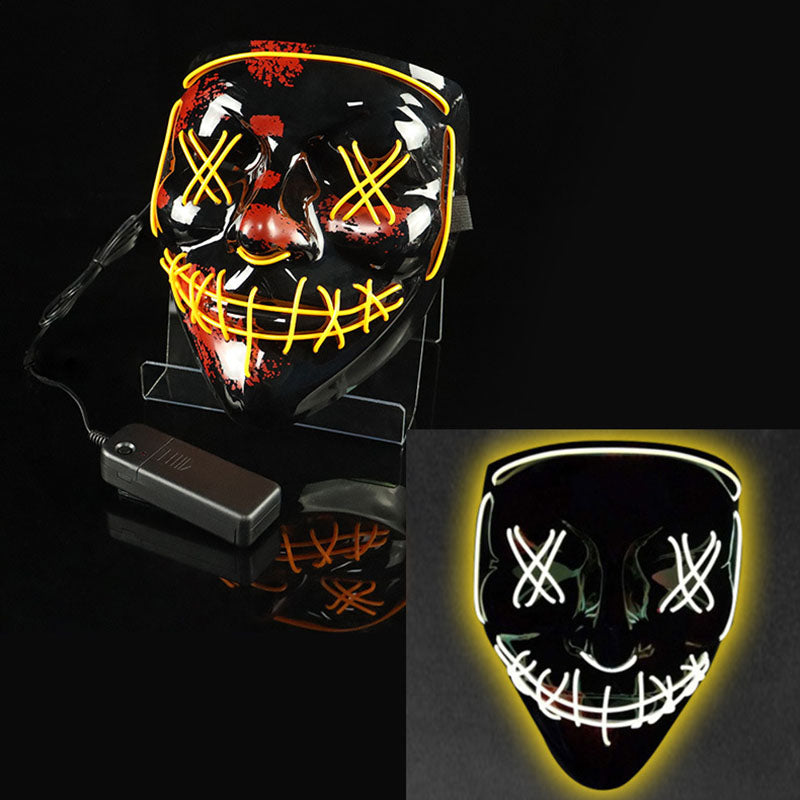 Halloween LED Clown Funny Mask - {{ shop_name}} varyfun