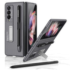 Magnetic Stand Holder Pen Slot Hard Protective Case For Samsung Z Fold 3 5G - {{ shop_name}} varyfun