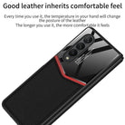 Ultra-thin Plain Leather Luxury Business Tempered Glass Case for Samsung Galaxy Z Fold 3 5G - {{ shop_name}} varyfun