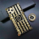 Baroque style luxury shiny ring phone case - {{ shop_name}} varyfun