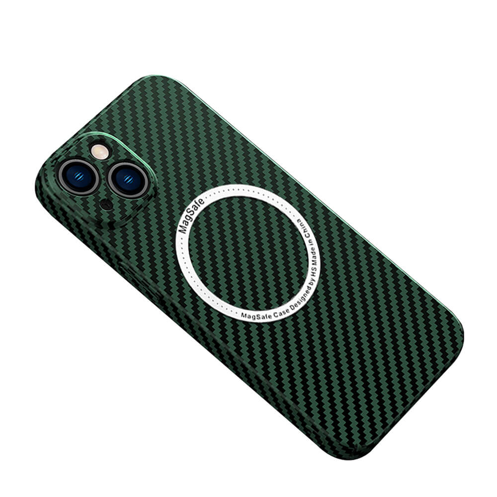 iPhone | Magnetic Carbon Fiber Phone Case - mycasety2023 Mycasety
