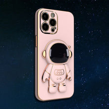 Load image into Gallery viewer, Creative Astronaut Bracket Camera All-inclusive Electroplating Process Phone Case For iPhone 14 13 12 Pro Max - {{ shop_name}} varyfun

