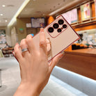 Luxury Electroplating Stand Ring Holder Phone Case With Finger Ring For Samsung - {{ shop_name}} varyfun