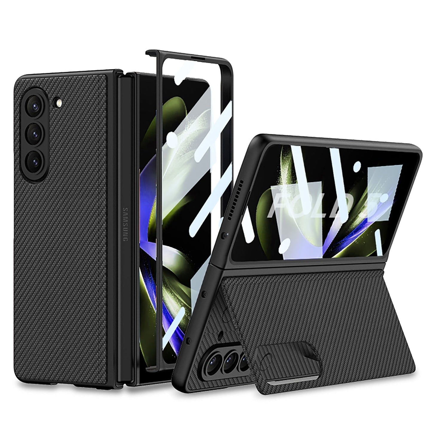 Business Samsung Galaxy Z Fold5 Full Inclusive Leather Case - mycasety2023 Mycasety