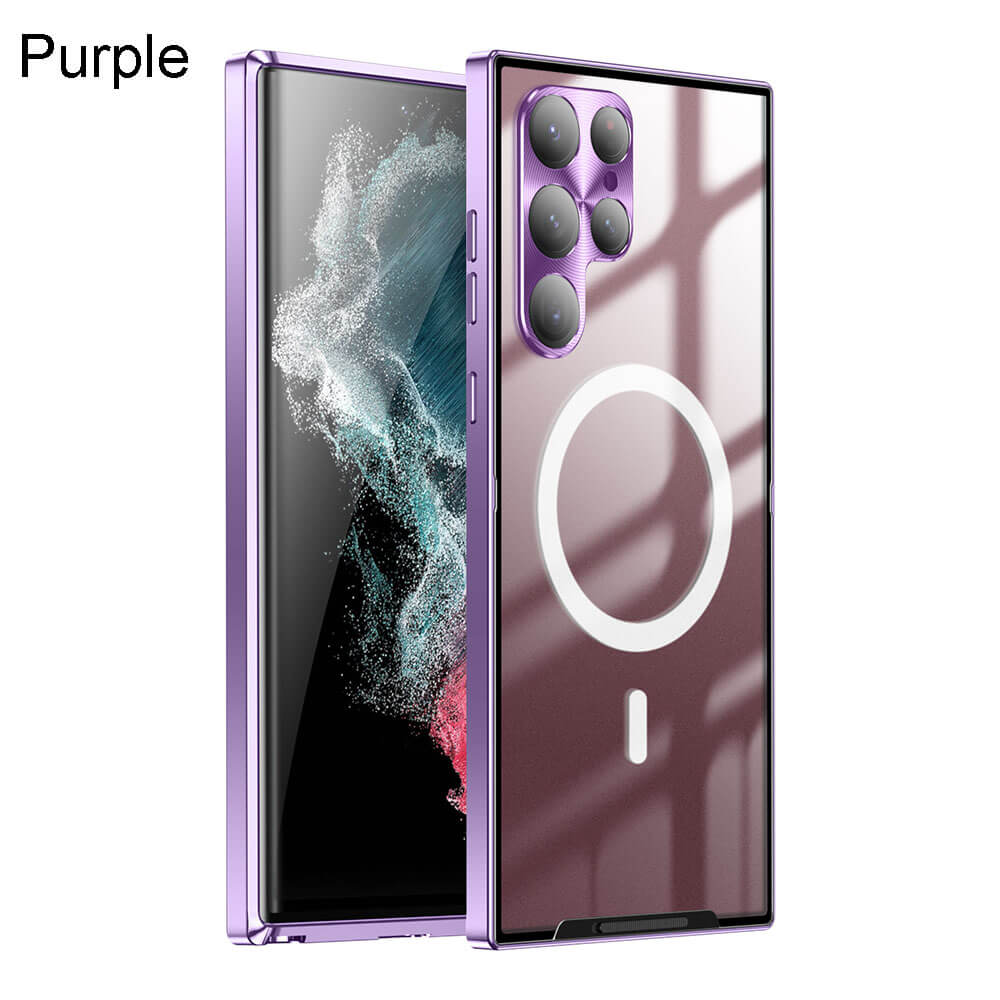 Magnetic Magsafe Metal Case for Samsung Galaxy Note20 Ultra S23 S22 S21 Ultra Plus - {{ shop_name}} varyfun