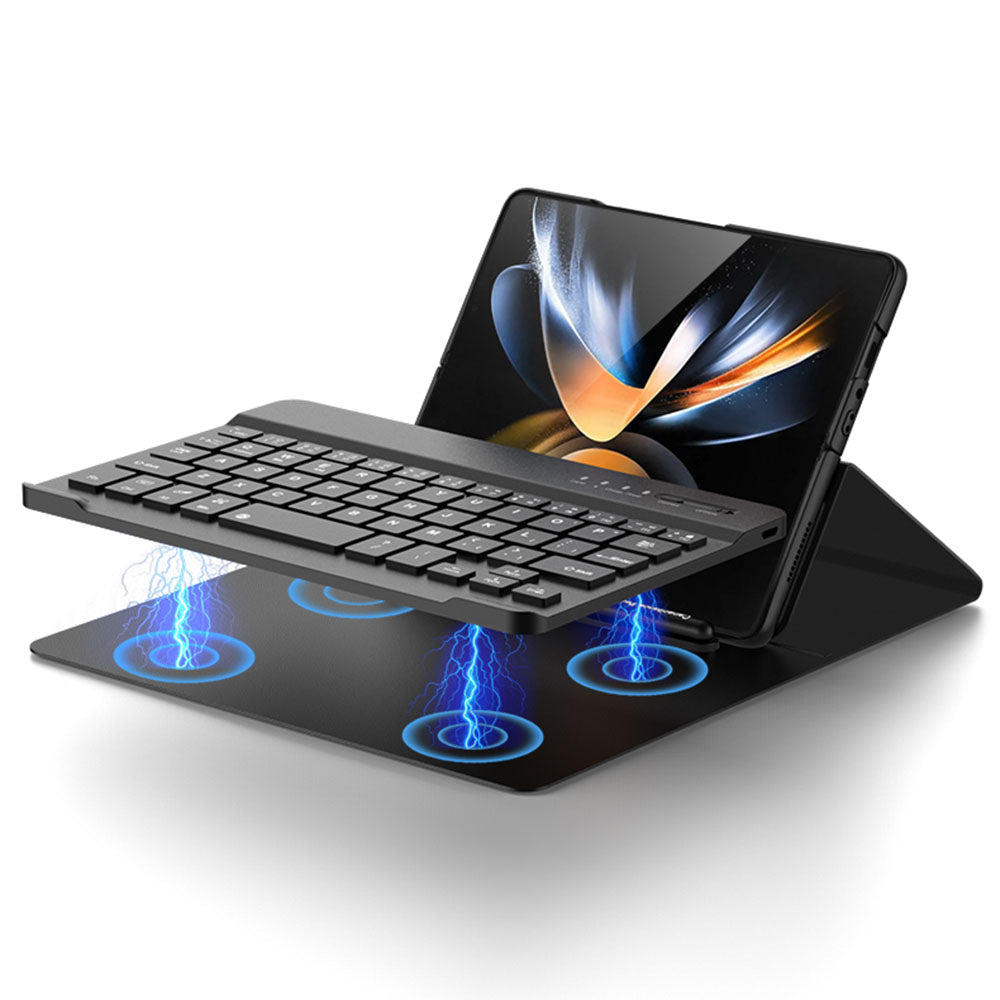 Bluetooth 3.0 Keyboard Magnetic All-inclusive Leather Cover For Samsung Galaxy Z Fold3 Fold4 5G Come With keyboard+Holster Bracket+Phone Case+Capacitive Pen - {{ shop_name}} EasyOutdoor