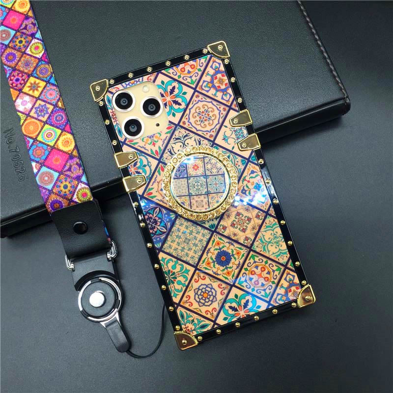 High Quality Bohemian Lanyard Ring Phone Case For iPhone Samsung - {{ shop_name}} varyfun