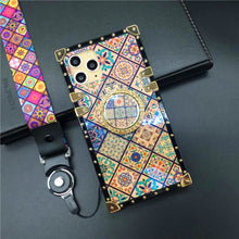 Load image into Gallery viewer, High Quality Bohemian Lanyard Ring Phone Case For iPhone Samsung - {{ shop_name}} varyfun
