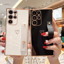 Load image into Gallery viewer, Lovely Electroplating Protective Phone Case With Stand Holder For Samsung - {{ shop_name}} varyfun
