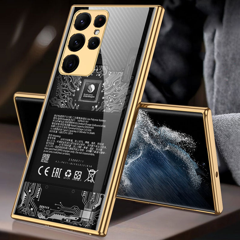 2022 Luxury Camera All-inclusive Electroplating Process Case For Samsung Galaxy S22 Ultra Plus - {{ shop_name}} varyfun