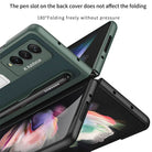 Luxury Leather Cover With Pen Slot Holder For Samsung Galaxy Z Fold 3 5G - {{ shop_name}} varyfun