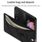 Leather Card Bag Wallet Pen Clasp All-included Cover For Samsung Z Fold 3 5G - {{ shop_name}} varyfun