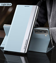 Load image into Gallery viewer, Samsung Galaxy Flip Case Luxury Magnetic Leather Kickstand Shockproof Cover - {{ shop_name}} varyfun
