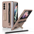 Magnetic Stand Holder Pen Slot Hard Protective Case For Samsung Z Fold 3 5G - {{ shop_name}} varyfun